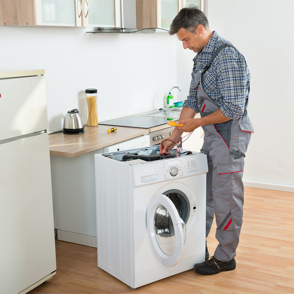 can you walk me through the steps of troubleshooting my washer issue in Spring Creek